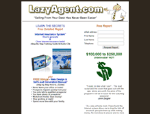 Tablet Screenshot of lazyagent.com